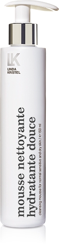 ���� ��������� ����������� ��� ����������, �������������� � ����� ���� 150 ml/ Mousse Nettoyante Hydratante Douce  Lind-546