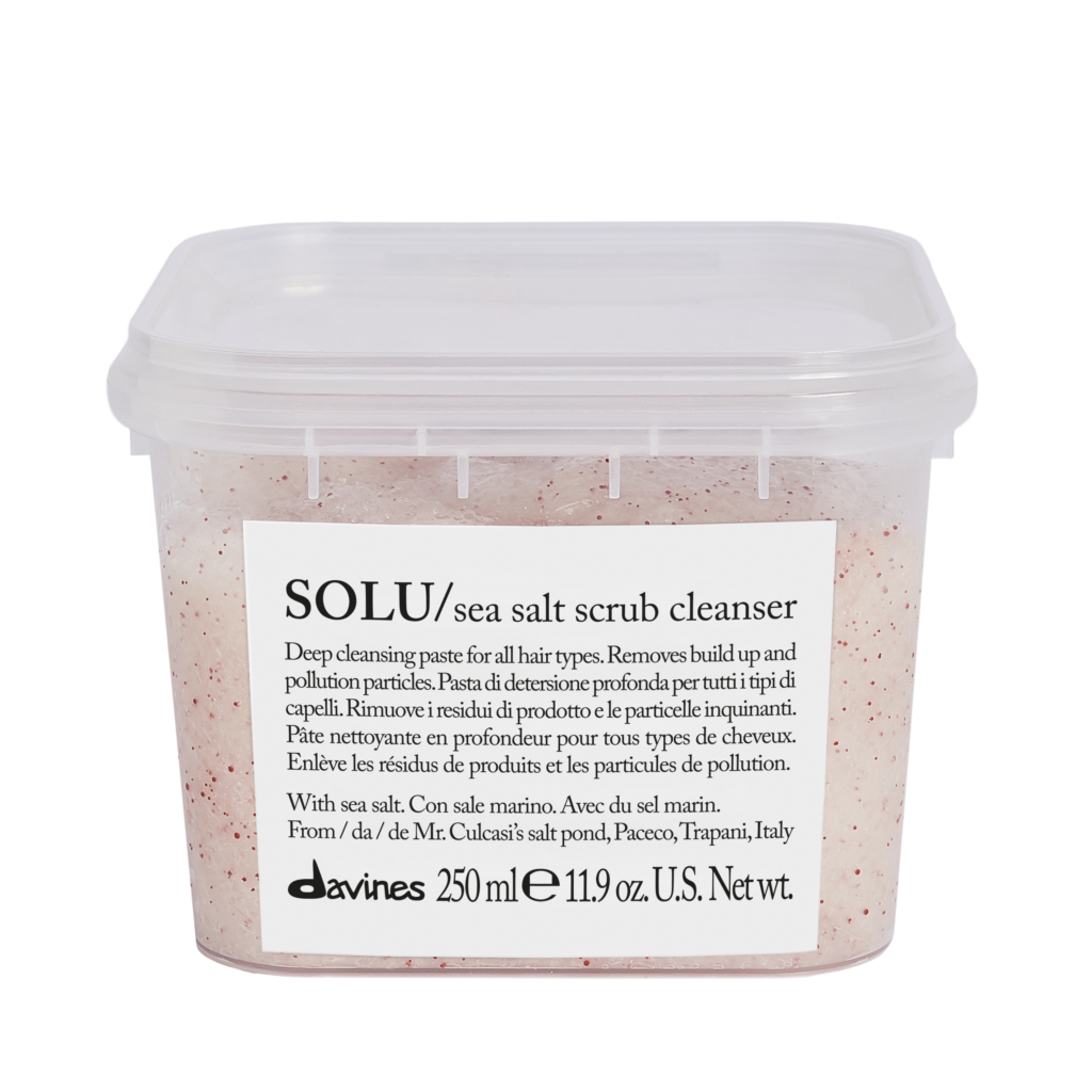Davines SOLU/sea salt scrub cleanser ��������� �����-����� � ������� ����� (250 ml) 75558
